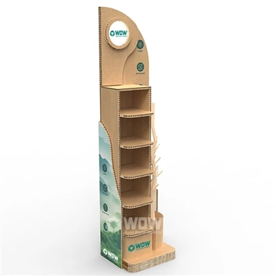 Đế trưng bày đồ uống bằng bảng tổ ong tùy chỉnh để khuyến mãi nước giải khát