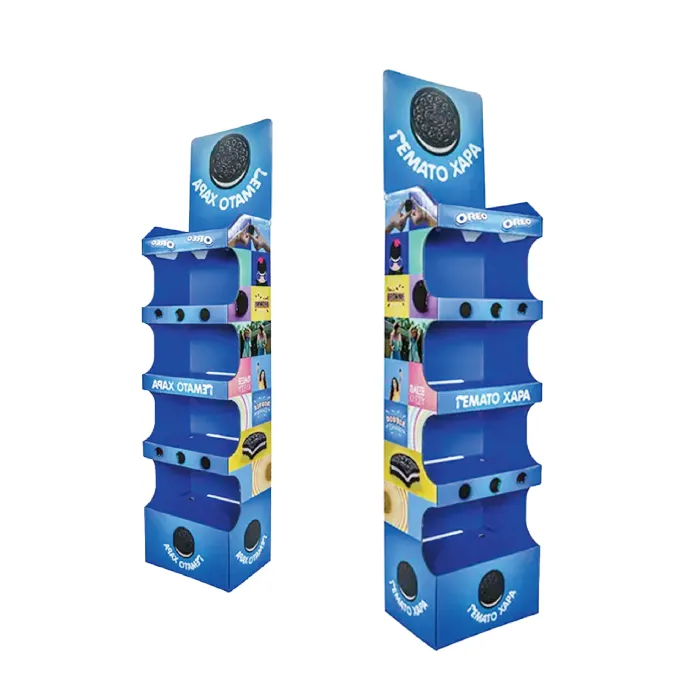 Oreo Cookie 5 Tiered Corrugated Cardboard Retail Display Stands