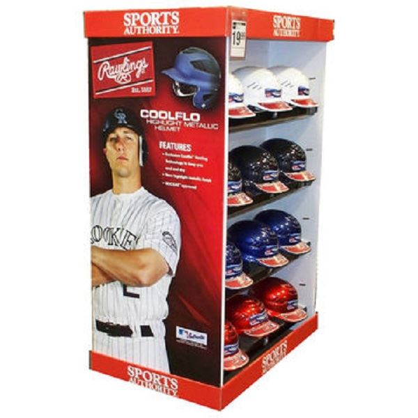 Cardboard Hat Display Rack